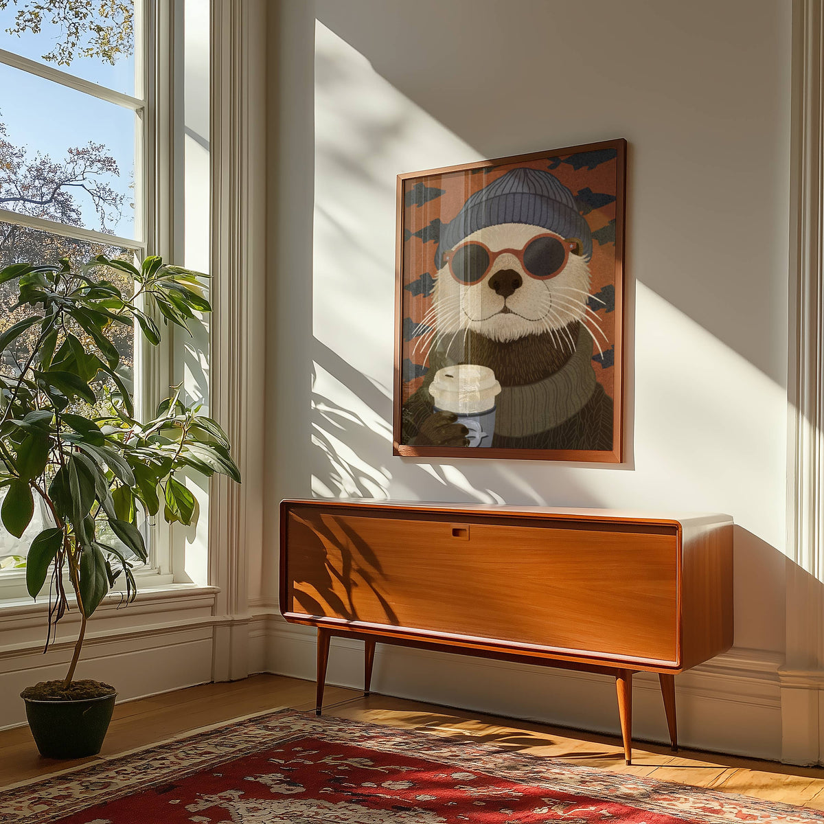 Seth Sea Otter Art Print